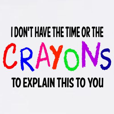 Crayons Novelty T-Shirt