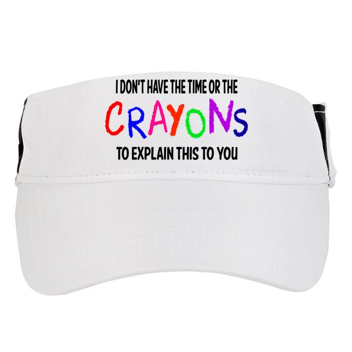 Crayons Novelty Adult Drive Performance Visor