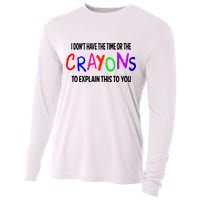 Crayons Novelty Cooling Performance Long Sleeve Crew