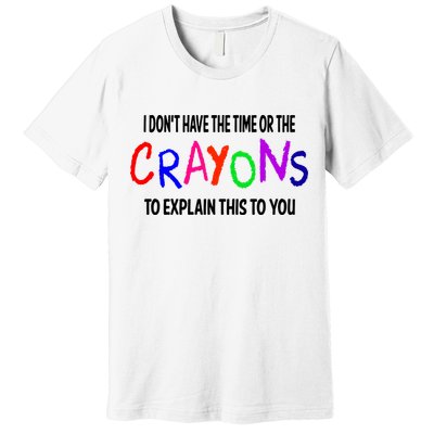Crayons Novelty Premium T-Shirt