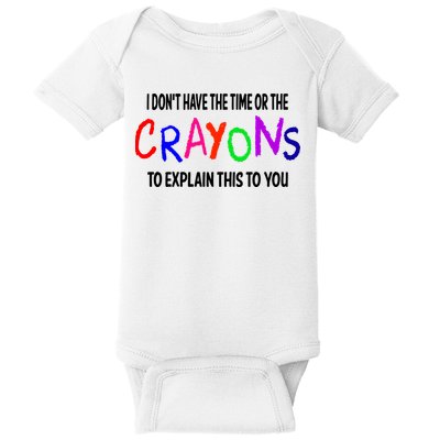 Crayons Novelty Baby Bodysuit
