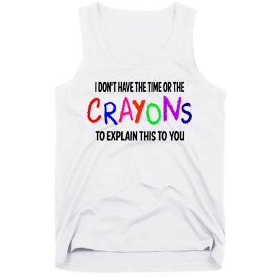 Crayons Novelty Tank Top