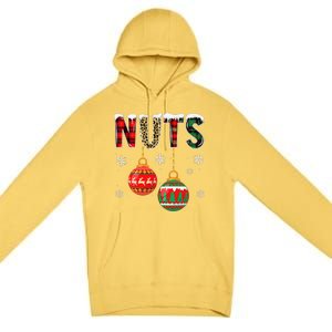 Chest Nuts Couples Christmas Chestnuts Matching Funny Gift Premium Pullover Hoodie