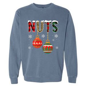 Chest Nuts Couples Christmas Chestnuts Matching Funny Gift Garment-Dyed Sweatshirt