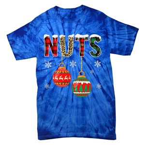 Chest Nuts Couples Christmas Chestnuts Matching Funny Gift Tie-Dye T-Shirt