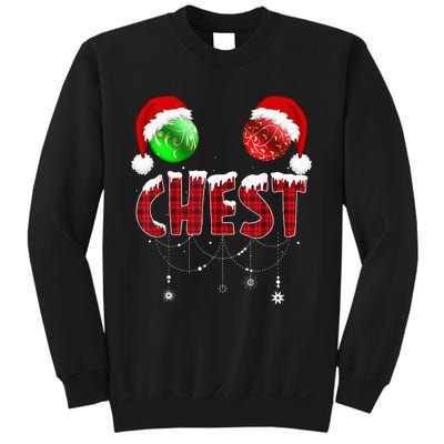 Chest Nuts Christmas Funny Matching Couple Chestnuts Sweatshirt