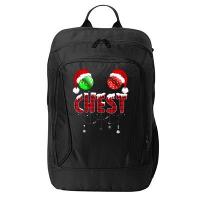 Chest Nuts Christmas Funny Matching Couple Chestnuts City Backpack