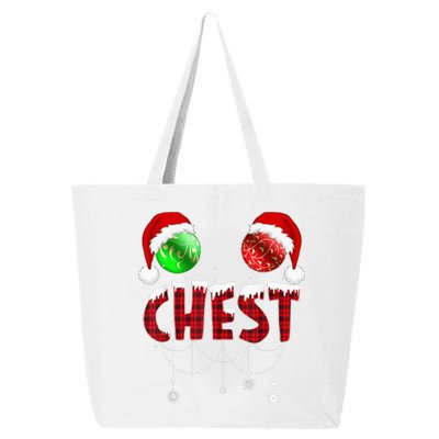 Chest Nuts Christmas Funny Matching Couple Chestnuts 25L Jumbo Tote