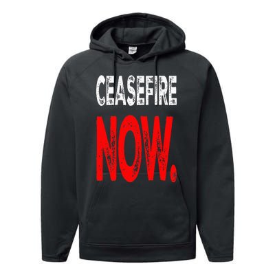 Ceasefire NOW Performance Fleece Hoodie