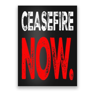 Ceasefire NOW Poster