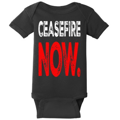 Ceasefire NOW Baby Bodysuit