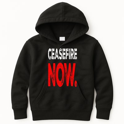 Ceasefire NOW Kids Hoodie