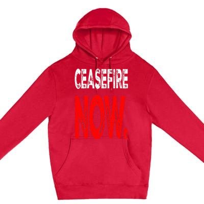 Ceasefire NOW Premium Pullover Hoodie