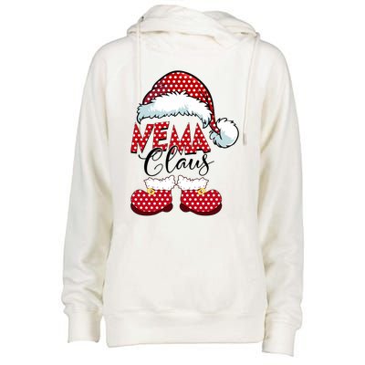 Cute Nema Claus New Christmas Santa Claus Gift Womens Funnel Neck Pullover Hood