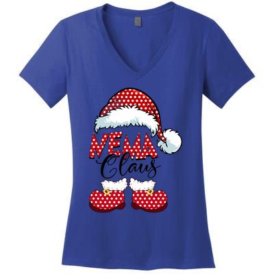 Cute Nema Claus New Christmas Santa Claus Gift Women's V-Neck T-Shirt