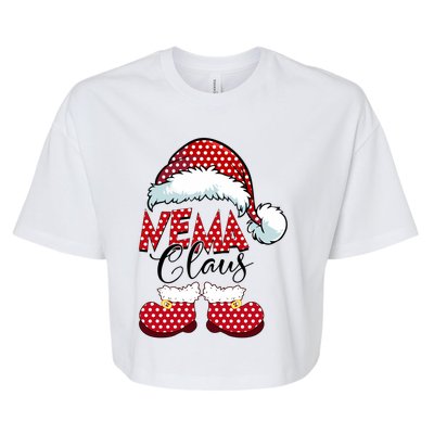 Cute Nema Claus New Christmas Santa Claus Gift Bella+Canvas Jersey Crop Tee