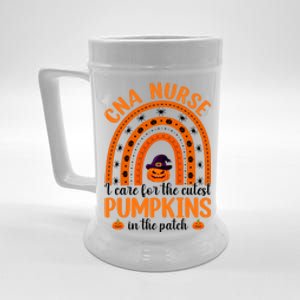 Cna Nurse Cutest Pumpkins Rainbow Halloween Spider Great Gift Beer Stein