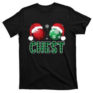 Chest Nuts Christmas Shirts Funny Matching Couple Chestnuts T-Shirt