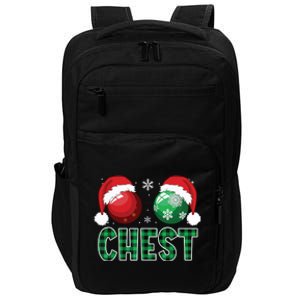 Chest Nuts Christmas Shirts Funny Matching Couple Chestnuts Impact Tech Backpack