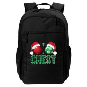 Chest Nuts Christmas Shirts Funny Matching Couple Chestnuts Daily Commute Backpack