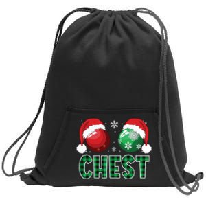 Chest Nuts Christmas Shirts Funny Matching Couple Chestnuts Sweatshirt Cinch Pack Bag