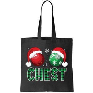 Chest Nuts Christmas Shirts Funny Matching Couple Chestnuts Tote Bag