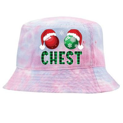 Chest Nuts Christmas Shirts Funny Matching Couple Chestnuts Tie-Dyed Bucket Hat