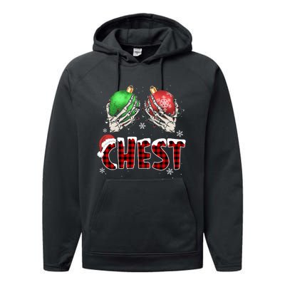 Chest Nuts Christmas Chestnuts Xmas Couple Matching Costume Performance Fleece Hoodie