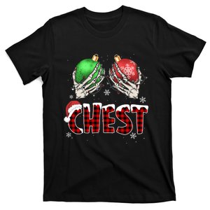 Chest Nuts Christmas Chestnuts Xmas Couple Matching Costume T-Shirt