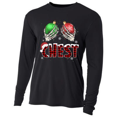 Chest Nuts Christmas Chestnuts Xmas Couple Matching Costume Cooling Performance Long Sleeve Crew