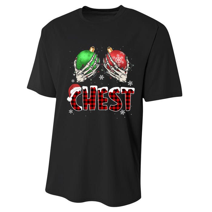 Chest Nuts Christmas Chestnuts Xmas Couple Matching Costume Performance Sprint T-Shirt