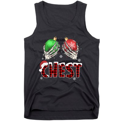 Chest Nuts Christmas Chestnuts Xmas Couple Matching Costume Tank Top