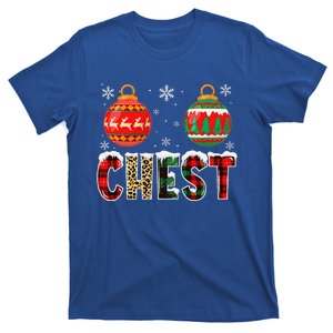 Chest Nuts Couples Christmas Chestnuts Matching Funny T-Shirt