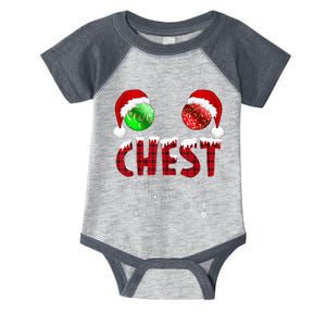 Chest Nuts Christmas Funny Matching Couple Chestnuts Infant Baby Jersey Bodysuit