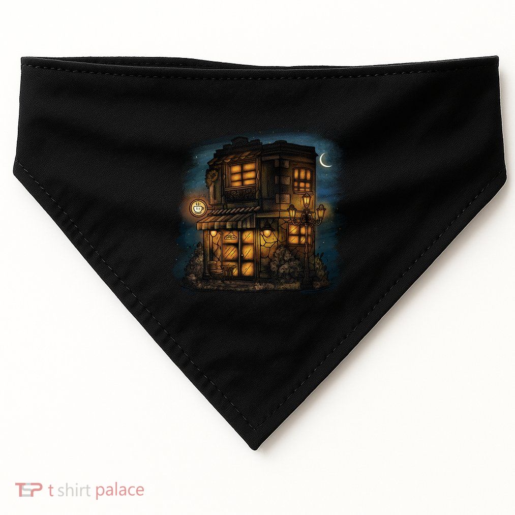 Cafe Night USA-Made Doggie Bandana