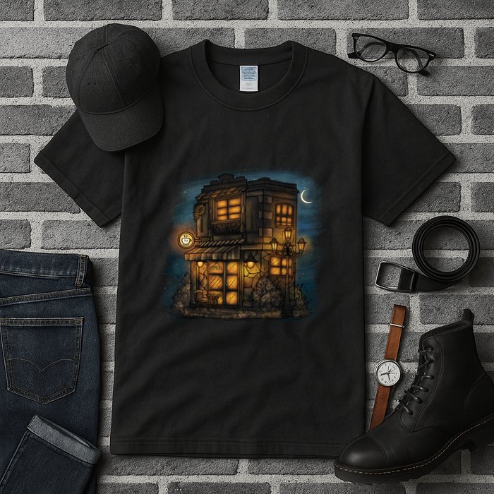 Cafe Night Tall T-Shirt
