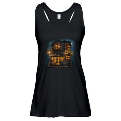 Cafe Night Ladies Essential Flowy Tank