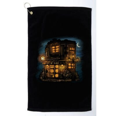 Cafe Night Golf Towel