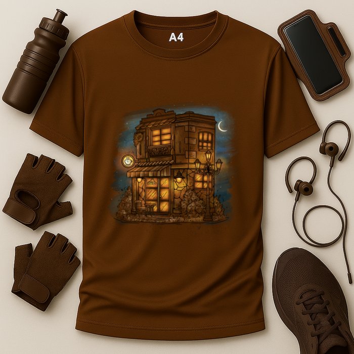 Cafe Night Cooling Performance Crew T-Shirt