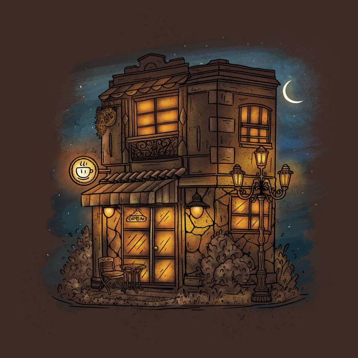 Cafe Night Cooling Performance Crew T-Shirt
