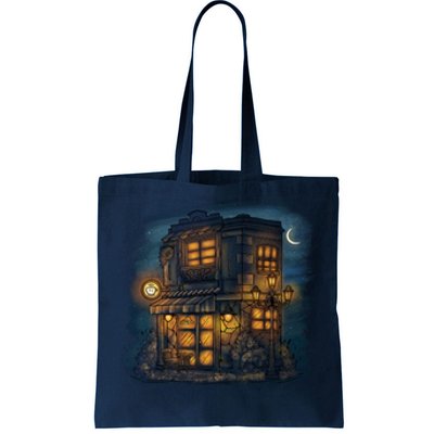 Cafe Night Tote Bag