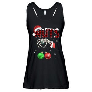 Chest Nuts Christmas Funny Xmas Couples  Ladies Essential Flowy Tank