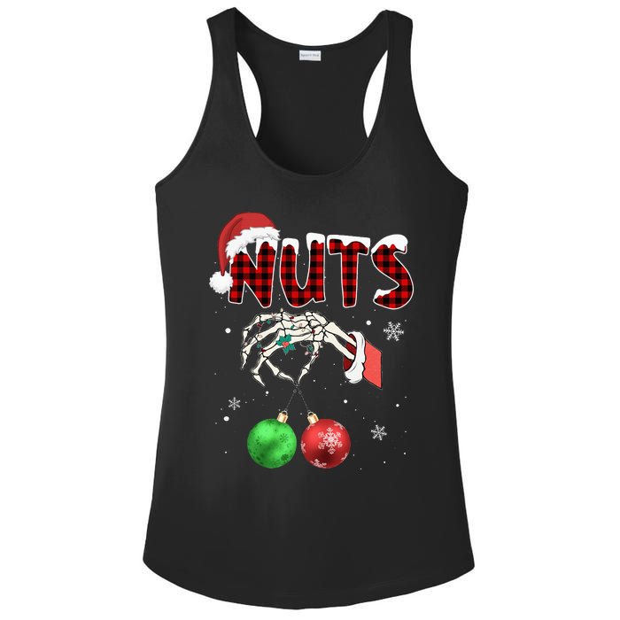 Chest Nuts Christmas Funny Xmas Couples  Ladies PosiCharge Competitor Racerback Tank