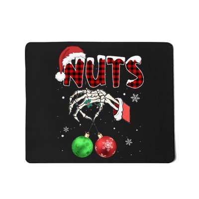 Chest Nuts Christmas Funny Xmas Couples  Mousepad