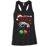 Chest Nuts Christmas Funny Xmas Couples  Women's Racerback Tank