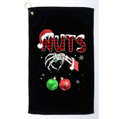 Chest Nuts Christmas Funny Xmas Couples  Platinum Collection Golf Towel