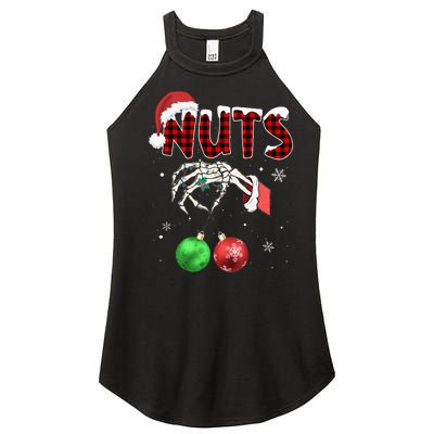 Chest Nuts Christmas Funny Xmas Couples  Women’s Perfect Tri Rocker Tank