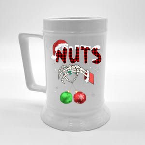 Chest Nuts Christmas Funny Xmas Couples  Beer Stein