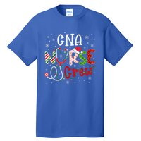 Cna Nurse Crew Christmas Santa Hat Stethoscope Xmas Lights Cute Gift Tall T-Shirt