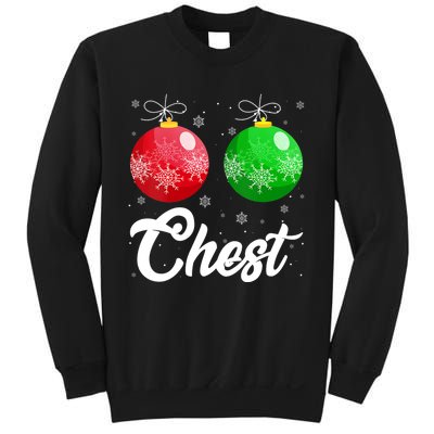 Chest Nuts Christmas Matching Couple Chestnuts Xmas Pajamas Sweatshirt